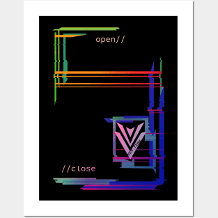 VEX_TION - OPEN//CLOSE Posters and Art